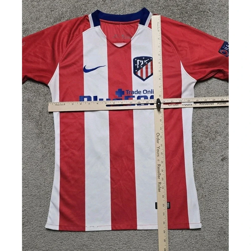 2017 Atletico Madrid‎ Home Football Shirt #11 Camilo Jersey Nike Mens S